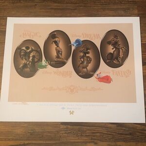 Disney Cruise Line Limited Edition  Art Print Lithograph